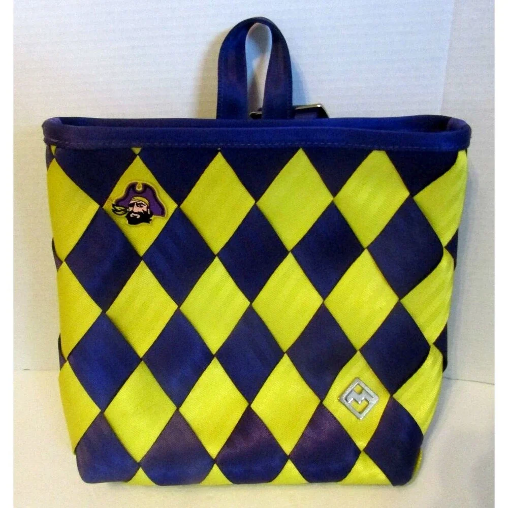 Maggie Bags Seatbelt Backpack East Carolina Pirates Spirit Collection Book Bag